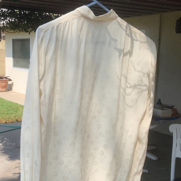 VINTAGE JACQUES BRITT 100% SILK BLOUSE - Picture 3 of 4